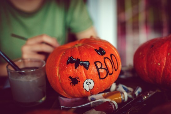 Pumpkin painting. Getty Images