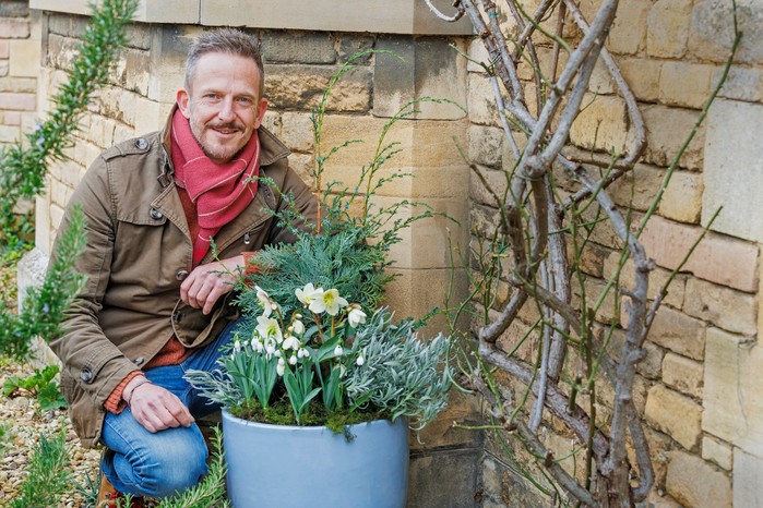 Winter containers with Nick Bailey, Neil Hepworth