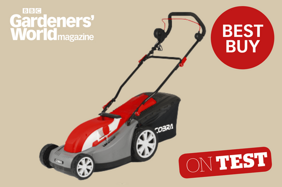 Cobra GTRM34 electric corded mower review BBC Gardeners' World magazine