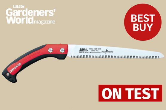 ARS CAM 24 PRO pruning saw review BBC Gardeners' World magazine